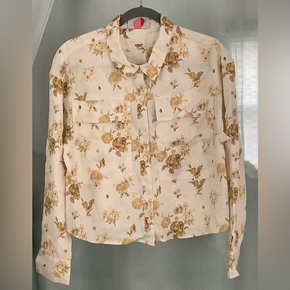 Woolrich x Target Floral Button-Down Utility Shirt